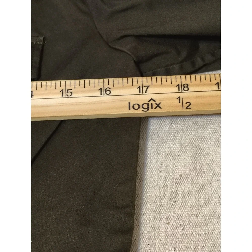 Banana Republic Olive Green Utility Button Front Long Sleeve Dress Size 2‎